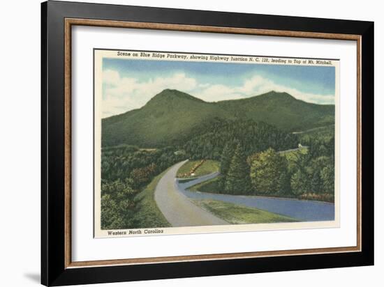 Blue Ridge Parkway, Mt. Mitchell-null-Framed Art Print