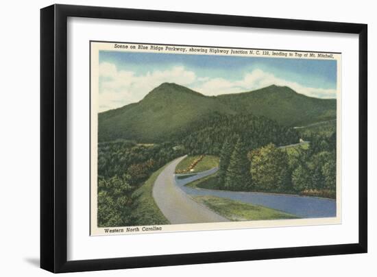 Blue Ridge Parkway, Mt. Mitchell-null-Framed Art Print