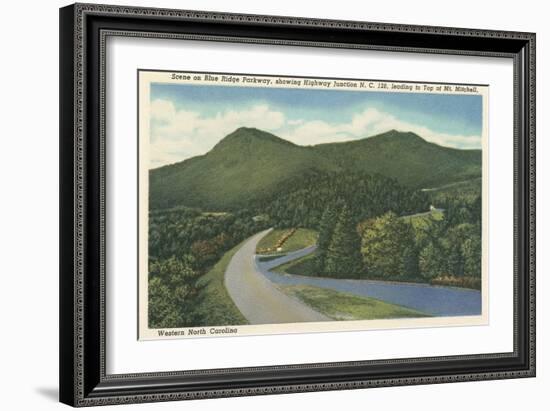 Blue Ridge Parkway, Mt. Mitchell-null-Framed Art Print