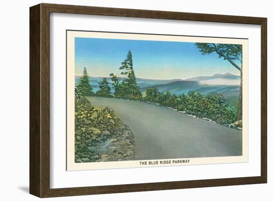 Blue Ridge Parkway-null-Framed Art Print