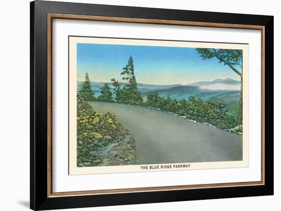 Blue Ridge Parkway-null-Framed Art Print