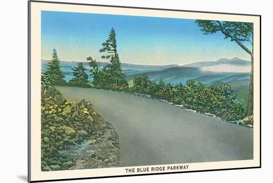 Blue Ridge Parkway-null-Mounted Art Print