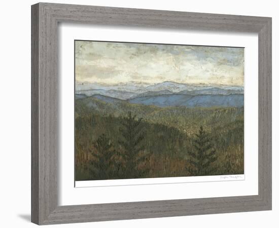 Blue Ridge View I-Megan Meagher-Framed Art Print