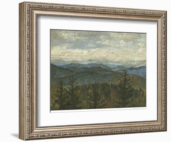 Blue Ridge View II-Megan Meagher-Framed Art Print