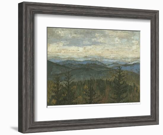 Blue Ridge View II-Megan Meagher-Framed Art Print