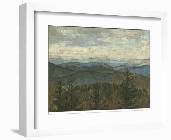 Blue Ridge View II-Megan Meagher-Framed Art Print