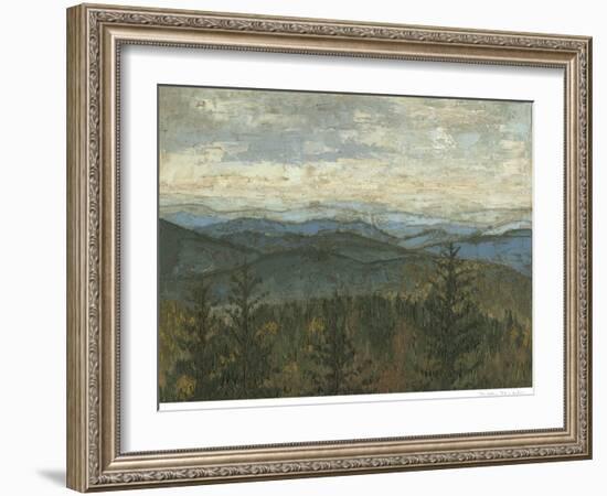 Blue Ridge View II-Megan Meagher-Framed Art Print