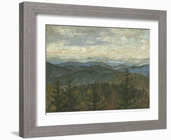 Blue Ridge View II-Megan Meagher-Framed Art Print