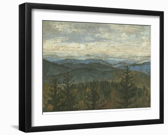 Blue Ridge View II-Megan Meagher-Framed Art Print