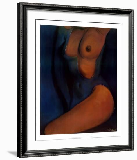 Blue Rinse-Laurie Cooper-Framed Art Print