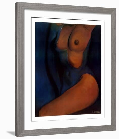 Blue Rinse-Laurie Cooper-Framed Art Print