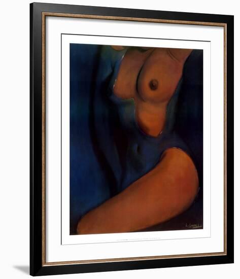 Blue Rinse-Laurie Cooper-Framed Art Print