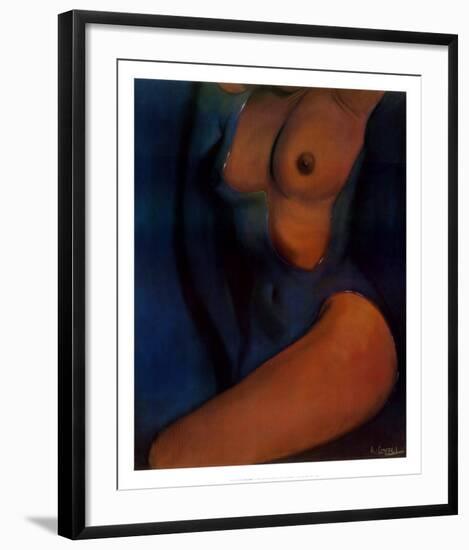 Blue Rinse-Laurie Cooper-Framed Art Print