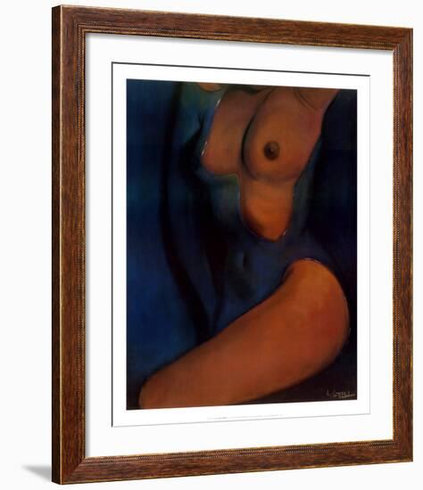 Blue Rinse-Laurie Cooper-Framed Art Print