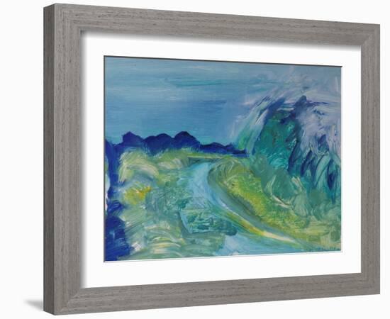 Blue River Landscape I, 1988-Brenda Brin Booker-Framed Giclee Print