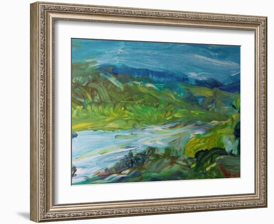 Blue River Landscape II, 1988-Brenda Brin Booker-Framed Giclee Print