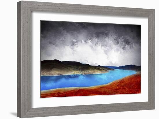 Blue River-Ata Alishahi-Framed Giclee Print