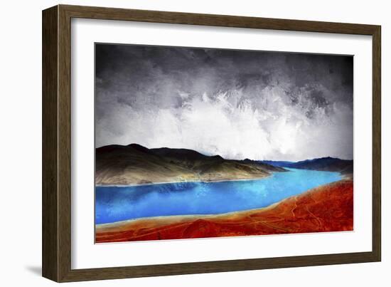 Blue River-Ata Alishahi-Framed Giclee Print