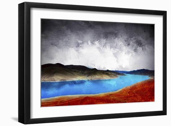 Blue River-Ata Alishahi-Framed Giclee Print