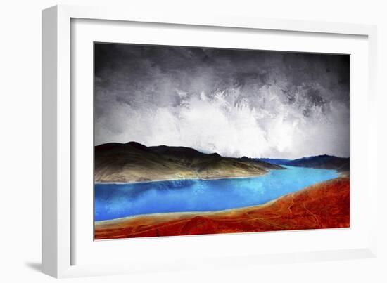 Blue River-Ata Alishahi-Framed Giclee Print