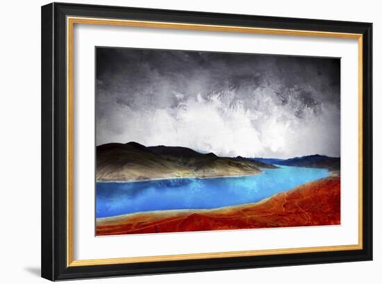 Blue River-Ata Alishahi-Framed Giclee Print