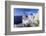 Blue Roofed Churches and Homes are Everywhere on the Island. Santorini. Greece-Tom Norring-Framed Photographic Print