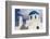 Blue Roofed Churches and Homes are Everywhere on the Island. Santorini. Greece-Tom Norring-Framed Photographic Print