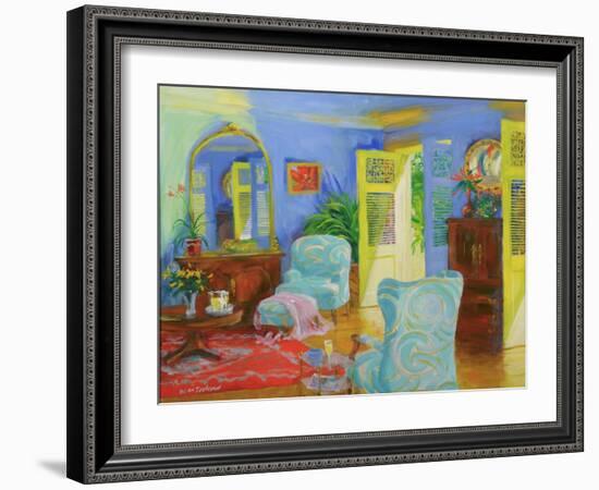 Blue Room, 2007/8-William Ireland-Framed Giclee Print