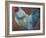 Blue Rooster-Marnie Bourque-Framed Giclee Print