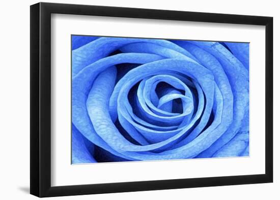 Blue Rose-Stephen Lebovits-Framed Giclee Print