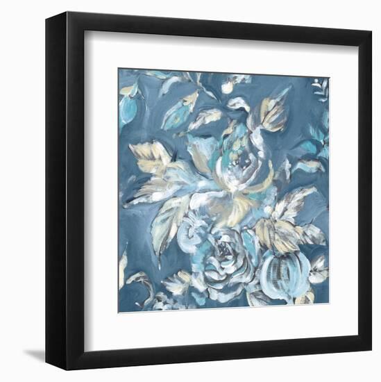 Blue Rose-Stacey Wolf-Framed Art Print