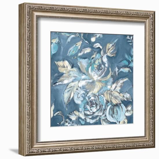 Blue Rose-Stacey Wolf-Framed Art Print