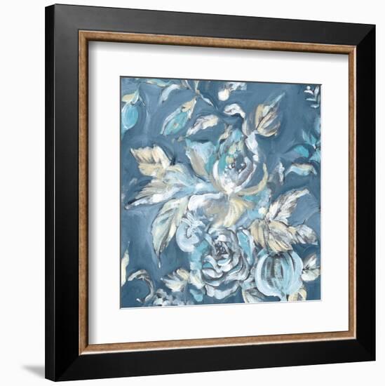 Blue Rose-Stacey Wolf-Framed Art Print