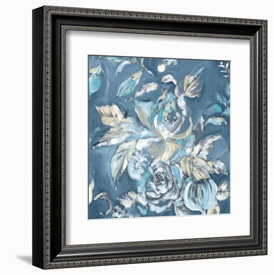 Blue Rose-Stacey Wolf-Framed Art Print