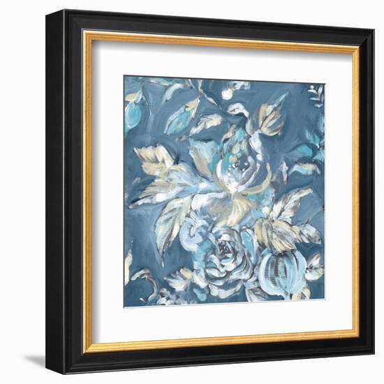 Blue Rose-Stacey Wolf-Framed Art Print