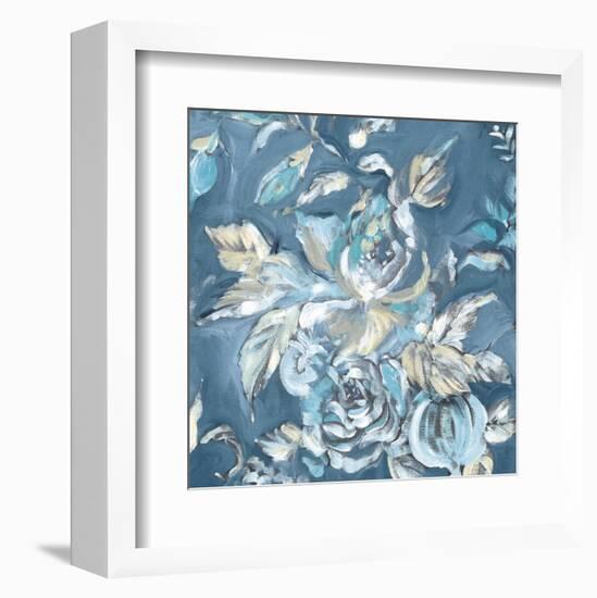 Blue Rose-Stacey Wolf-Framed Art Print