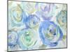 Blue Roses-Jill Martin-Mounted Art Print
