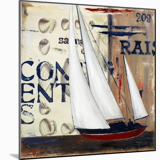 Blue Sailing Race II-Patricia Pinto-Mounted Art Print