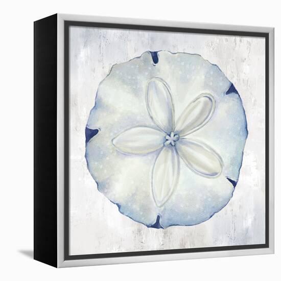 Blue Sand Dollar-Eli Jones-Framed Stretched Canvas