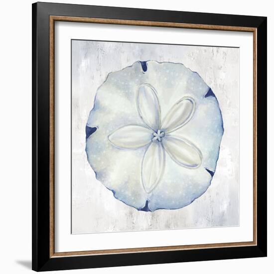 Blue Sand Dollar-Eli Jones-Framed Art Print