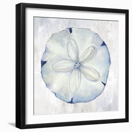 Blue Sand Dollar-Eli Jones-Framed Art Print