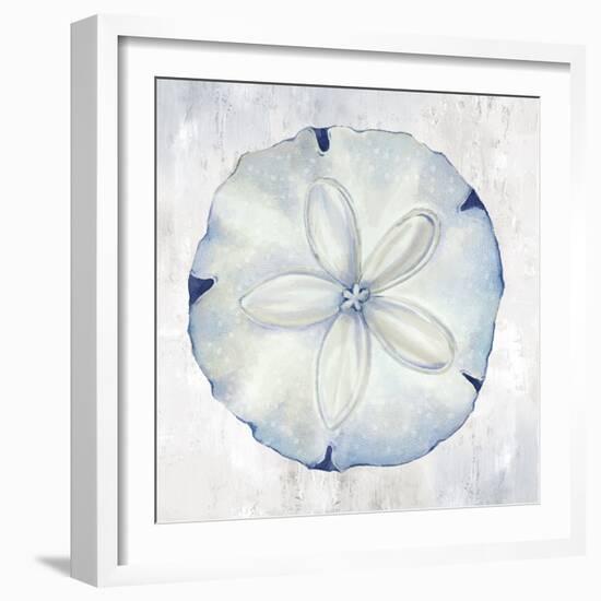 Blue Sand Dollar-Eli Jones-Framed Art Print