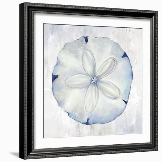 Blue Sand Dollar-Eli Jones-Framed Art Print