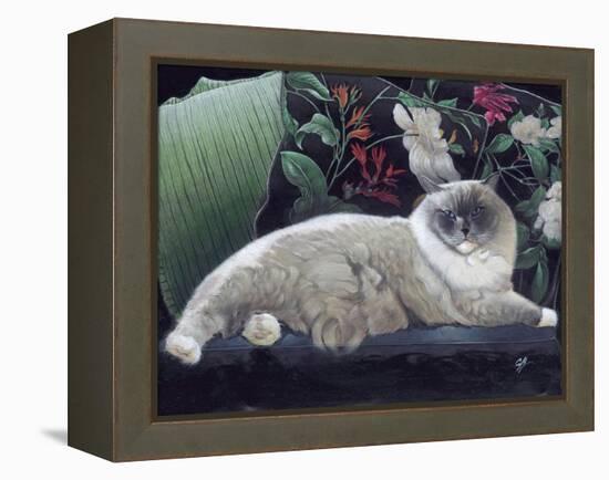 Blue Sans Que-Durwood Coffey-Framed Premier Image Canvas