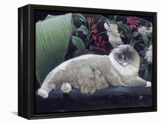 Blue Sans Que-Durwood Coffey-Framed Premier Image Canvas