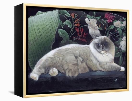 Blue Sans Que-Durwood Coffey-Framed Premier Image Canvas