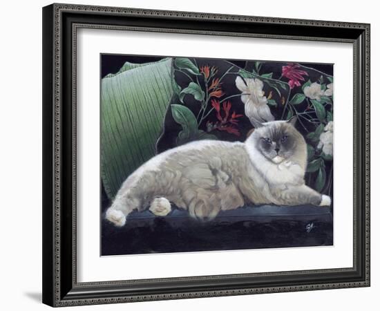 Blue Sans Que-Durwood Coffey-Framed Giclee Print