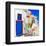 Blue Santorini II-null-Framed Premium Giclee Print