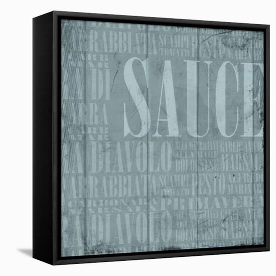 Blue Sauce-Jace Grey-Framed Stretched Canvas