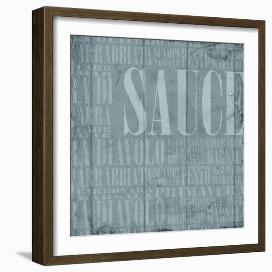 Blue Sauce-Jace Grey-Framed Art Print